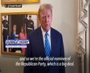 Donald Trump and rival Joe Biden have each won enough delegates on Super Tuesday to clinch their party nominations in the 2024 presidential race, all but assuring a rematch and setting up one of the longest election campaigns in US history. In a campaign video released on X, formerly known as Twitter, Trump insists &#92;