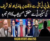Hasan Ayub&#39;s expert analysis regarding ban on meeting PTI founder and Nawaz Sharif&#39;s security