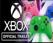 The Xbox Wireless Controllers are not only in a variety of bold colors, but are fitted with a hybrid D-pad, textured grip on the triggers, 40-hour battery life, and more for Xbox and PC players to enjoy. Order an Xbox Wireless Controller today in blue, purple, pink, green, red, and more on the official Microsoft Xbox Store.