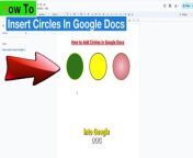 How To Insert Or Add Circles In Google Docs&#60;br/&#62;&#60;br/&#62;Learn how to add circles to your Google Docs effortlessly with this comprehensive tutorial! &#60;br/&#62;&#60;br/&#62; In this video, we&#39;ll guide you through the simple steps to insert circles into your documents using the drawing canvas and shape tools.&#60;br/&#62;&#60;br/&#62;Steps to Insert Circles in Google Docs:&#60;br/&#62;1. Access the Drawing Canvas:&#60;br/&#62;- Navigate to the Insert menu.&#60;br/&#62;- Select Drawing+ New to open the drawing canvas.&#60;br/&#62;&#60;br/&#62;2. Choose the Circle Shape:&#60;br/&#62;- Click on the Shapes icon in the drawing toolbar.&#60;br/&#62;- Select the Circle shape from the options provided.&#60;br/&#62;&#60;br/&#62;3. Draw and Customize:&#60;br/&#62;- Click and drag on the drawing canvas to create a circle.&#60;br/&#62;- Adjust the size and position of the circle as needed.&#60;br/&#62;- Customize the circle&#39;s appearance, including its color, border, and fill.&#60;br/&#62;&#60;br/&#62;4. Insert Into Your Document:&#60;br/&#62;- Once you&#39;re satisfied with the circle, click Save and Close to insert it into your Google Docs document.&#60;br/&#62;&#60;br/&#62;Now you can enhance your documents with visually appealing circles to draw attention to specific content or add visual elements to your designs! ✨&#60;br/&#62;&#60;br/&#62;If you found this tutorial helpful, don&#39;t forget to give it a thumbs up, subscribe to our channel for more Google Docs tips and tricks, and hit the notification bell to stay updated on our latest videos. &#60;br/&#62;&#60;br/&#62;Have questions or suggestions? Feel free to leave them in the comments below. &#60;br/&#62;Happy circling! &#60;br/&#62;&#60;br/&#62; #GoogleDocs #DrawingCanvas #ShapeTools #DocumentDesign #TutsNestTutorial