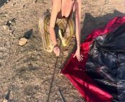 epi (3)Lonely Girl Solo Camping In The Dessert, Yoga, Cooking ASMR Nature Sounds from anya yoga