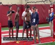 Sights and Sounds: Alabama Pro Day 2024 from sound com