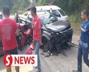 A 52-year-old man was killed while a family of five were injured in a crash along Jalan Manggaris in Kota Marudu, Sabah on Sunday (April 7) morning.&#60;br/&#62;&#60;br/&#62;Read more at https://tinyurl.com/4wvw2twx&#60;br/&#62;&#60;br/&#62;WATCH MORE: https://thestartv.com/c/news&#60;br/&#62;SUBSCRIBE: https://cutt.ly/TheStar&#60;br/&#62;LIKE: https://fb.com/TheStarOnline&#60;br/&#62;