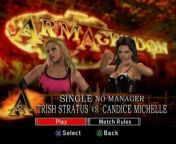 Trish Stratus vs Candice Michelle Single from futa walkthrough game