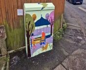 Kettering Street Art Project organised by Kettering Civic Society using a grant from Kettering Town Council