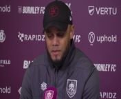 Burnley boss Vincent Kompany on his comments about the standard of Premier League refereeing and facing an FA misconduct charge ahead of relegation clash with Everton&#60;br/&#62;Burnley, UK