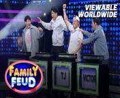 Aired (April 12, 2024): Bawing-bawi ang Team Maginoo dahil sila ang pasok sa Fast Money Round matapos mapanalo ang Triple Points Round.&#60;br/&#62;&#60;br/&#62;Join the fun in SURVEY HULAAN! Watch the latest episodes of &#39;Family Feud Philippines&#39; weekdays at 5:40 PM on GMA Network hosted by Kapuso Primetime King Dingdong Dantes.