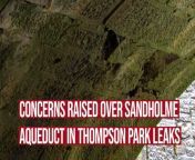 Residents are concerned about Sandholme Aqueduct in Thompson Park leaking.
