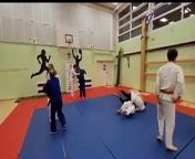 A randori session in Williton-based Tsunami Judo Club. from potn club