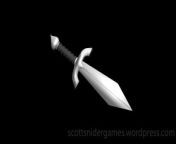 A video, of Harris&#39; dagger 3D model. Created by Scott Snider using 3DS MAX. Uploaded 04-10-2024.