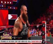 Braun Strowman vs. Bobby Lashley – Arm Wrestling Match Raw, June 3, 2019 from victoria june black