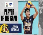 UAAP Player of the Game Highlights: Joshua Retamar shows veteran smarts for NU against Adamson from meher dagli nu