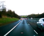 A dangerous driver described as one of the worst police have ever seen sped down the hard shoulder at more than 100mph, crashed - then got out to urinate.&#60;br/&#62;&#60;br/&#62;Footage shows Miley Connors, 37, flying down the M40 in Bucks in a silver Mercedes-Benz SUV - with a child as a passenger.