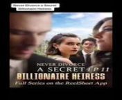 Never Divorce a secret billionaire from sexy actress kiss and bed scene from hindi movie 7