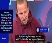 Bayern&#39;s Harry Kane and Eric Dier are excited to face England team-mate and Real Madrid star Jude Bellingham