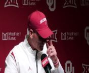 Oklahoma Sooners coach Brent Venables spring game interview.