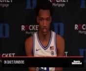 Duke won a tighter than expected opener over Coppin State. Sophomore Wendell Moore Jr. discusses the game and where the Blue Devils go from here.