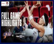 PBA Game Highlights: Converge earns win No. 1, nips Meralco from ana jalandoni nip