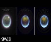 James Webb Space Telescope and the W.M. Keck Observatory captured new images ofSaturn&#39;s moon Titan. &#60;br/&#62;&#60;br/&#62;Credit: NASA/STScI/W. M. Keck Observatory/Judy Schmidt &#124; edited by Space.com&#39;s Steve Spaleta