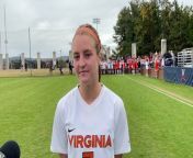 Alexa Spaanstra discusses her two-goal, one-assist performance against NC State.