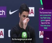 Mikel Arteta discusses how Arsenal are handling the latter stages of the season better after Tottenham victory