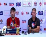 Interview with Best Player June Mar Fajardo and Coach Jorge Gallent [Apr. 28, 2024] from marilu la mar