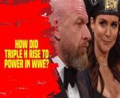 How did Triple H rise to power in WWE? #TripleH #WWE #NXT #ProWrestling #PowerCouple #StephanieMcMahon #VinceMcMahon