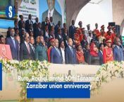 President William Ruto and First Lady Rachel Ruto on Friday attended the 60th anniversary of the union between mainland Tanzania and theIsland of Zanzibar. https://rb.gy/xwmad0