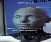Humanoid robot warns of AI dangers (1) from robot and