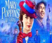 Mary Poppins Returns is a 2018 American musical fantasy film directed by Rob Marshall, with a screenplay written by David Magee and a story by Magee, Marshall, and John DeLuca. Loosely based on the book series Mary Poppins by P. L. Travers,[1] the film is a sequel to the 1964 film Mary Poppins, and stars Emily Blunt as Mary Poppins, with supporting roles from Lin-Manuel Miranda, Ben Whishaw, Emily Mortimer, Julie Walters, Dick Van Dyke, Angela Lansbury, Colin Firth, Meryl Streep, and David Warner in his final film appearance.[5] Set in London during the Great Depression, the film sees Mary Poppins, the former nanny of Jane and Michael Banks, return to them in the wake of the death of Michael&#39;s wife.