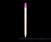 A video, of Scott&#39;s pencil 3D model. Created by Scott Snider using 3DS MAX. Uploaded 04-24-2024.