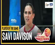 PVL Player of the Game Highlights: Savi Davison stars with 27 points in PLDT's maiden win over Creamline from lyndsey davison