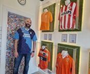 Portadown native Aaron McIldoon has set up the first retro football store and coffee shop in Portadown, Co Armagh - Vintage Kit Co.