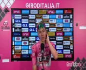 Cycling - Giro d'Italia 2024 - Tadej Pogacar after stage 5 : \ from stage dance pani