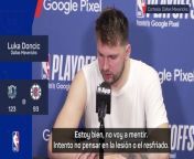 Doncic running on pure adrenaline from pure tabo jaye