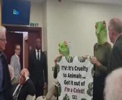 Animal rights protesters disrupt ITV annual meeting over I’m a Celebrity from family fuak im