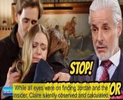 CBS Y&amp;R Spoilers Michael always suspected Claire of being a traitor - there was enough evidence