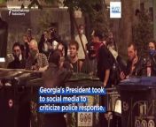 Georgia has been rocked by protests against government plans to introduce a foreign influence law, which critics fear could be used to stifle the press.