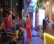 How vibrant is Vietnam's nightlife. Night walk Explore Saigon Ho Chi Minh City from av4 us ho