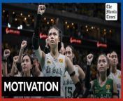 Loss to UST will be our motivation for title bid next year - Canino&#60;br/&#62;&#60;br/&#62;Angel Canino and the De La Salle Lady Spikers&#39; reign came to an end after the win-once UST Golden Tigresses defeated them, 20-25, 25-16, 20-25, 25-19, 7-15, in their UAAP Season 86 women&#39;s volleyball Final Four match at the Mall of Asia Arena on Sunday, May 5.&#60;br/&#62; &#60;br/&#62;In a quick chat with reporters, Canino, who logged 14 points, 12 excellent digs, and eight receptions, said that they will use the painful loss as motivation for another title bid next year.&#60;br/&#62; &#60;br/&#62;The Lady Spikers might have endured a painful defeat but they were all smiles when they greeted some of their fans near the player&#39;s entrance of the MOA Arena.&#60;br/&#62; &#60;br/&#62;The fans also serenaded the Lady Spikers with La Salle&#39;s chant: &#39;D-L-S-U, Animo La Salle!&#39;&#60;br/&#62; &#60;br/&#62;Video by Niel Victor Masoy&#60;br/&#62;&#60;br/&#62;Subscribe to The Manila Times Channel - https://tmt.ph/YTSubscribe&#60;br/&#62; &#60;br/&#62;Visit our website at https://www.manilatimes.net&#60;br/&#62; &#60;br/&#62; &#60;br/&#62;Follow us: &#60;br/&#62;Facebook - https://tmt.ph/facebook&#60;br/&#62; &#60;br/&#62;Instagram - https://tmt.ph/instagram&#60;br/&#62; &#60;br/&#62;Twitter - https://tmt.ph/twitter&#60;br/&#62; &#60;br/&#62;DailyMotion - https://tmt.ph/dailymotion&#60;br/&#62; &#60;br/&#62; &#60;br/&#62;Subscribe to our Digital Edition - https://tmt.ph/digital&#60;br/&#62; &#60;br/&#62; &#60;br/&#62;Check out our Podcasts: &#60;br/&#62;Spotify - https://tmt.ph/spotify&#60;br/&#62; &#60;br/&#62;Apple Podcasts - https://tmt.ph/applepodcasts&#60;br/&#62; &#60;br/&#62;Amazon Music - https://tmt.ph/amazonmusic&#60;br/&#62; &#60;br/&#62;Deezer: https://tmt.ph/deezer&#60;br/&#62;&#60;br/&#62;Tune In: https://tmt.ph/tunein&#60;br/&#62;&#60;br/&#62;#themanilatimes &#60;br/&#62;#philippines&#60;br/&#62;#volleyball &#60;br/&#62;#sports&#60;br/&#62;