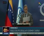 The Attorney General, Tarek William Saab, denounced on Monday a ninth action to destabilize Venezuela and accused a Colombian television station of trying to hide the violent acts against the country. teleSUR