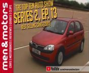 Today on The Top Ten Auto Show takes a look at the top ten best selling cars in Europe. The chart is based on sale figures and features!&#60;br/&#62;&#60;br/&#62;So which car will be number one? Ken Gibson, Glenda McKay, Richard Hammond, Ian Royle and Chris Goffey are here to reveal all!&#60;br/&#62;&#60;br/&#62;Don&#39;t forget to subscribe to our channel and hit the notification bell so you never miss a video!&#60;br/&#62;&#60;br/&#62;------------------&#60;br/&#62;Enjoyed this video? Don&#39;t forget to LIKE and SHARE the video and get involved with our community by leaving a COMMENT below the video! &#60;br/&#62;&#60;br/&#62;Check out what else our channel has to offer and don&#39;t forget to SUBSCRIBE to Men &amp; Motors for more classic car and motorbike content! Why not? It is free after all!&#60;br/&#62;&#60;br/&#62;Our website: http://menandmotors.com/&#60;br/&#62;&#60;br/&#62;---- Social Media ----&#60;br/&#62;&#60;br/&#62;Facebook: https://www.facebook.com/menandmotors/&#60;br/&#62;Instagram: @menandmotorstv&#60;br/&#62;Twitter: @menandmotorstv&#60;br/&#62;&#60;br/&#62;If you have any questions, e-mail us at talk@menandmotors.com&#60;br/&#62;&#60;br/&#62;© Men and Motors - One Media iP 2023