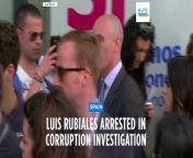 The controversy-prone former president of the Spanish football federation was arrested as part of a corruption investigation.