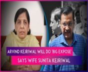 Delhi Chief Minister Arvind Kejriwal would do a “big expose” on the alleged excise policy scam in court on March 28, his wife Sunita Kejriwal said on Wednesday, March 27. She said that Kejriwal will reveal where the money from the alleged liquor scam is and present evidence too.&#60;br/&#62;