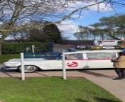 Hucknall school pupil Gemma Alexander won a competition to be collected from school by the Ghostbusters car and taken to the town&#39;s cinema to watch the new Ghostbusters film