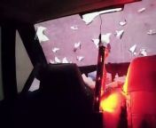 Shocking video shows egg-sized hailstones smashing through a car windscreen in eastern China. &#60;br/&#62;&#60;br/&#62;The city of Yiwu in Zhejiang Province was battered by a severe storm on Monday bringing large hailstones measuring up to two inches.&#60;br/&#62;&#60;br/&#62;The local weather office issued a red alert, the highest in its colour-coded alert system.&#60;br/&#62;&#60;br/&#62;Residents across the city recorded the freak incident and car being pelted by the large hailstones.&#60;br/&#62;&#60;br/&#62;According to local reports, it is estimated that the insurance industry will pay more than £10m to vehicle owners involved in this incident.