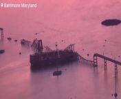 Daylight footage reveals aftermath of Francis Scott Key Bridge collapse from patience is the key