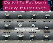 Exercises for fat burn #shortvideo #viral #viralshort #dailymotionshorts