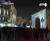 With dancing, music, and even fire eaters, Tunis lights up for the third edition of the &#92;