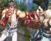 Auch im zweiten Gameplay-Trailer gibt es Duelle zwischen Nina, Marduk, King, Kazuya und Bob von Tekken mit den Street Fighter-Helden Ryu, Ken, Chun-Li, Guile und Abel zu sehen.